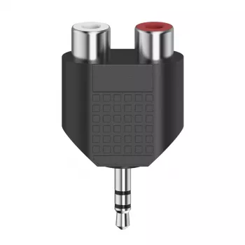 Hama 00305039 audiosplitter zwart