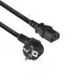ACT Powercord netsnoer CEE 7/7 stekker (haaks) - C13 zwart 2 m