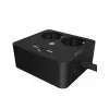 ICY BOX IB-MPS2220B-CH stroomverlenging 1,9 m 2 AC-stopcontacten binnen zwart