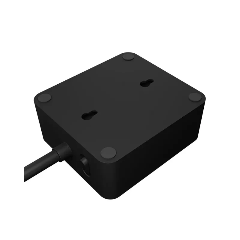 ICY BOX IB-MPS2220B-CH stroomverlenging 1,9 m 2 AC-stopcontacten binnen zwart