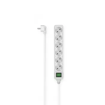 Hama 00223007 stroomverlenging 1,4 m 6 AC-uitgangen binnen wit