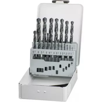 Borenset KWB 421944 19-delig 1,0 - 10 mm spiraalboren