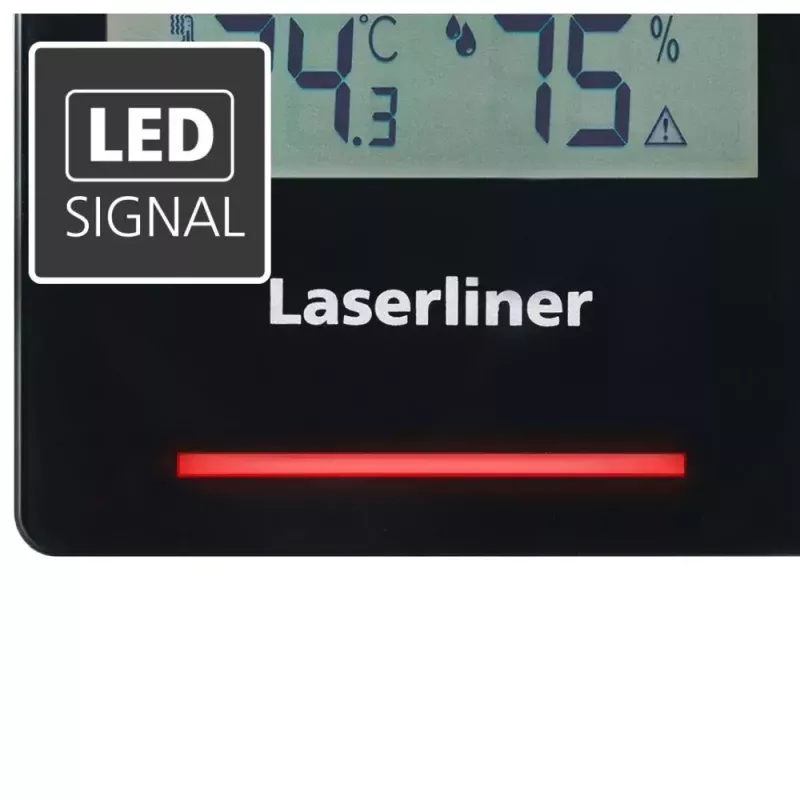 Elektronische hygrometer Laserliner AirCheck Clima zwart digitaal 1 stuk