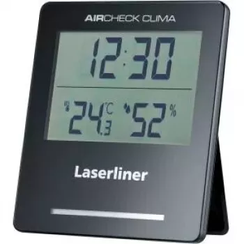 Elektronische hygrometer Laserliner AirCheck Clima zwart digitaal 1 stuk