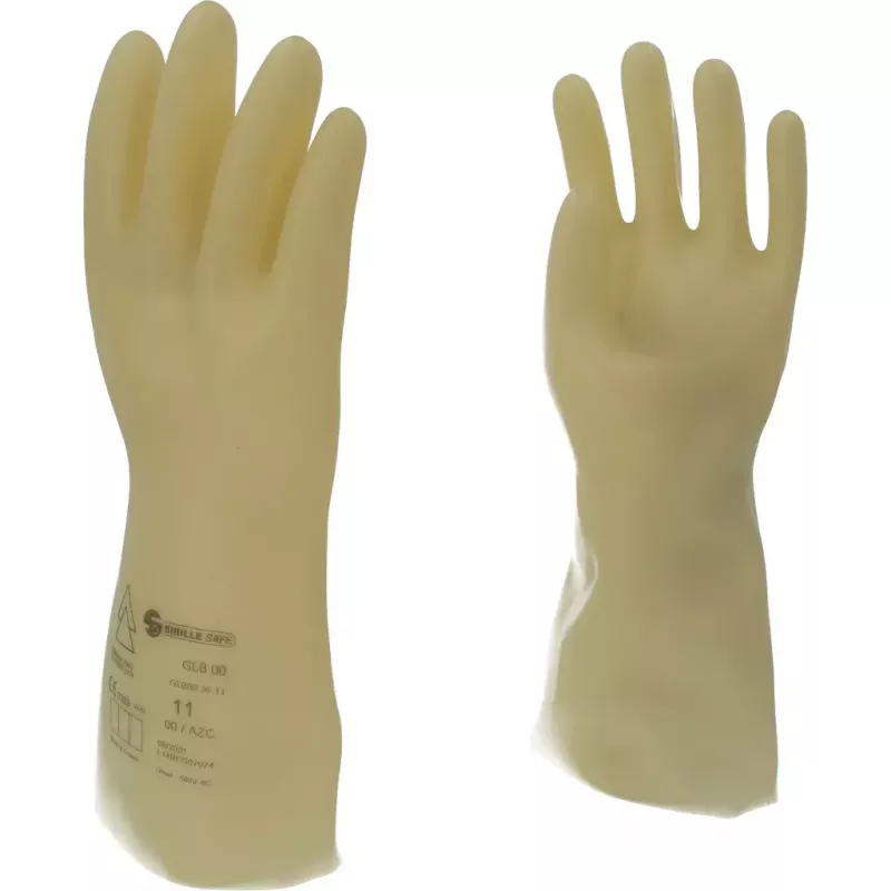 Isolerende handschoenen KS Tools 117.0051 wit latex volwassene 360 mm
