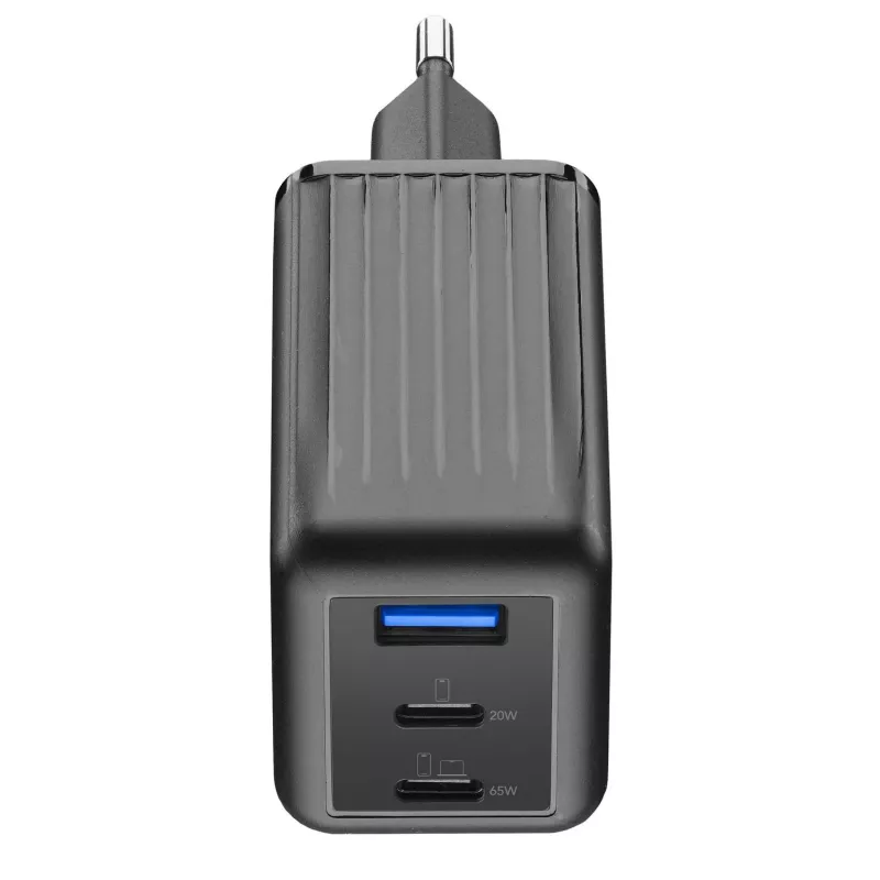Cellularline Multipower Micro 65W ultracompacte 65W-snellader met 3 aansluitingen
