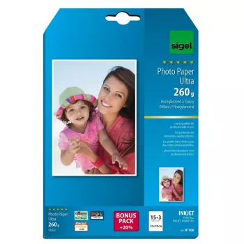 Glanzend fotopapier Sigel InkJet Ultra IP706