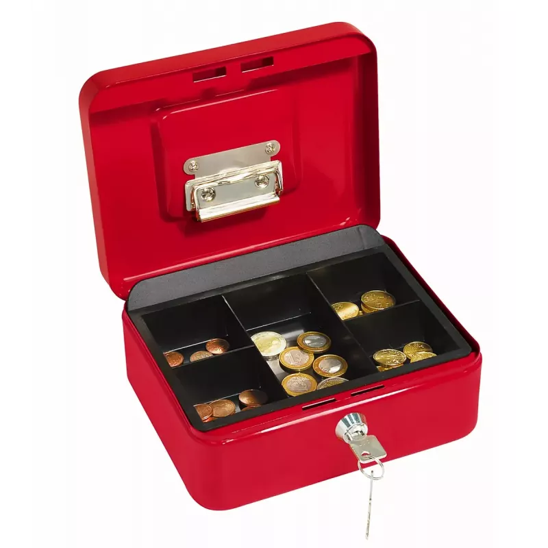 Geld-/kaartbox WEDO 145 202H staal rood