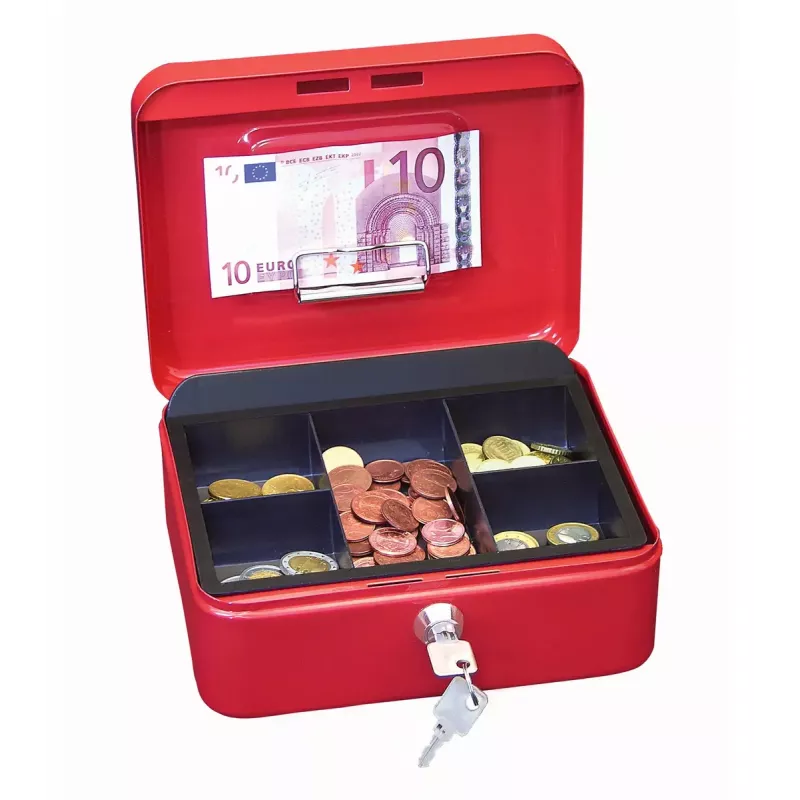 Geld-/kaartbox WEDO 145 202H staal rood