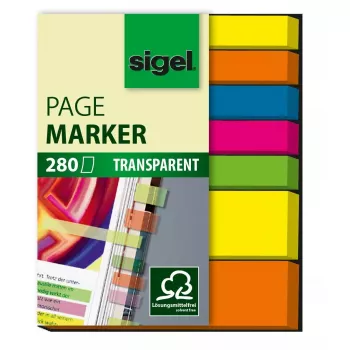 Bladwijzer Sigel HN616 flexibel blauw groen oranje geel 280 stk.