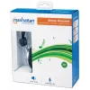 Manhattan stereo over-ear-headset (3,5 mm), gevoerde microfoonbeugel, verstelbare stalen hoofdbeugel, inline volumeregeling, oorkussens, standaard 2x 3,5 mm stereojack/stekker voor audio/microfoon, 2,5 m kabel, 3 jaar garantie