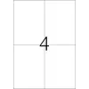 Labels A4 HERMA 10909 wit extra sterk hechtend papier mat 100 stuks