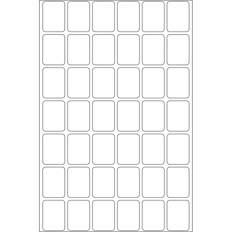 Meerdoelige etiketten HERMA 16x22 mm wit papier mat handbeschriftung