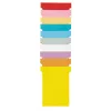 Nobo T-kaarten maat 4 geel (100), T-card, geel, standaard, 100 st., 123 mm, 20 mm