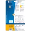 Correctie-/afdeketiketten HERMA A4 48,3x16,9 mm 1600 stuks