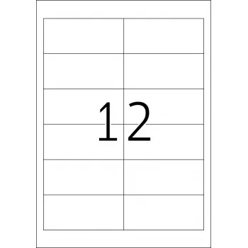 Zelfklevende etiketten HERMA A4 97x42,3 mm 300 stuks