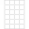 Multifunctionele etiketten HERMA 24x24 mm wit papier mat 768 stuks