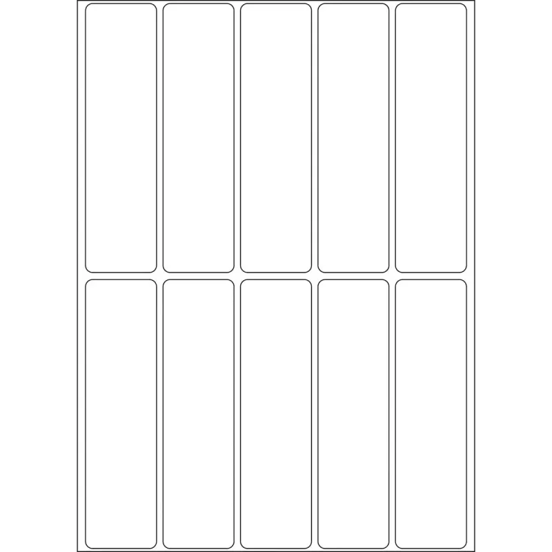Multifunctionele etiketten HERMA 20x75 mm wit papier mat handbeschriftung