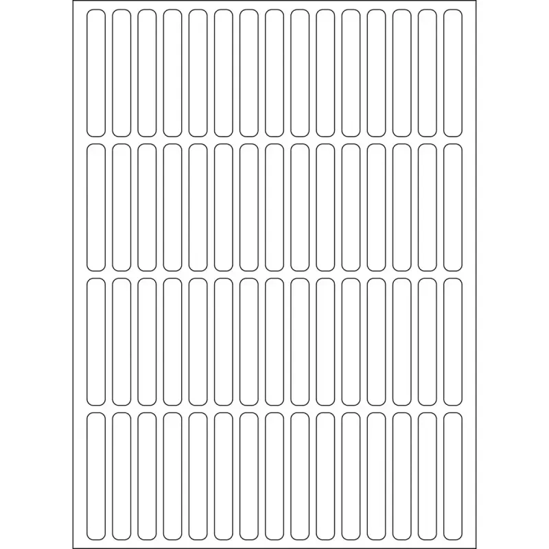 Multifunctionele etiketten HERMA 5x35 mm wit papier mat 1920 stuks