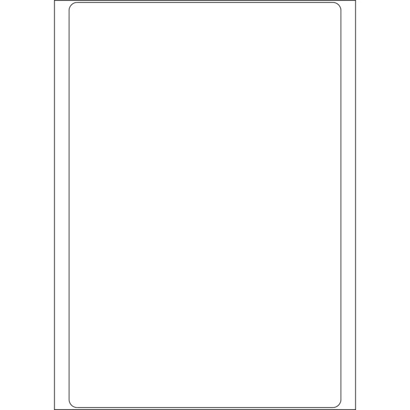 Multifunctionele etiketten HERMA 100x149 mm wit papier mat handbeschriftung 32 stuks