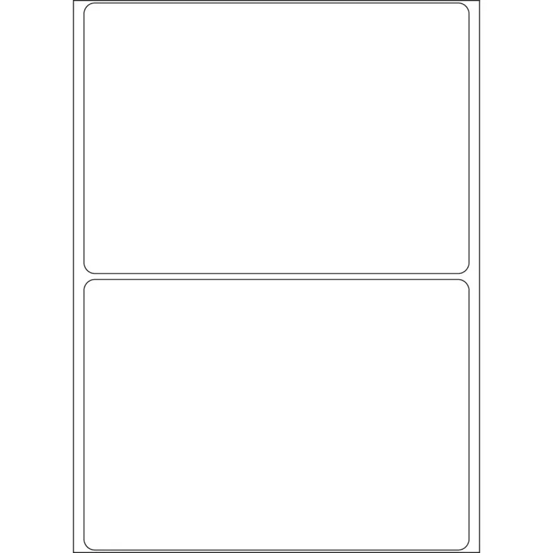 Multifunctionele etiketten HERMA 74x105 mm wit papier mat 64 stuks