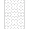 Multifunctionele etiketten HERMA 1728 stuks rond wit papier