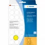 Multifunctionele etiketten HERMA 1280 stuks rond geel 19 mm