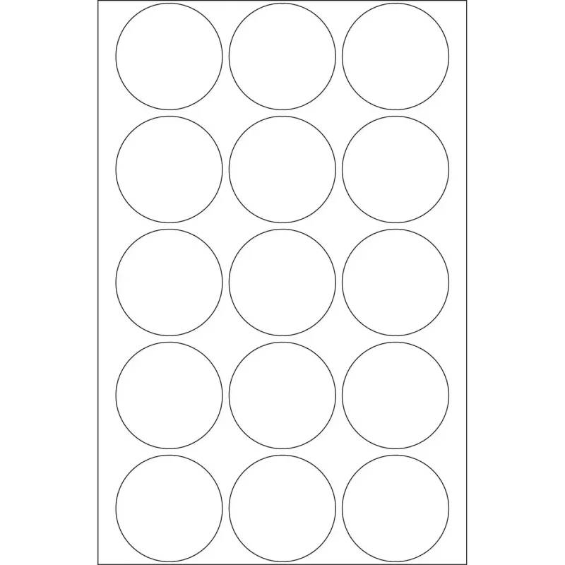 Multifunctionele etiketten HERMA 480 stuks Ø 32 mm rond wit papier