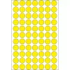 Multifunctionele etiketten HERMA 2464 stuks rond geel 13 mm