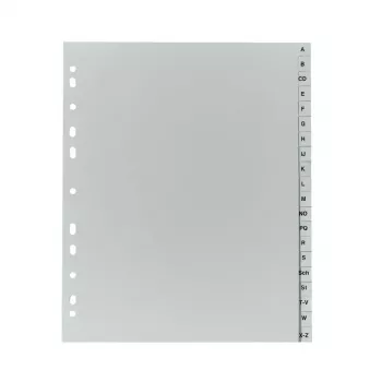 Tabregister Herlitz 10901718 grijs