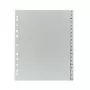 Tabregister Herlitz 10901718 grijs