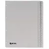 Rexel PP-register, grijs, numeriek, grijs, A4, 225 mm, 300 mm, 7 mm, 1 st.