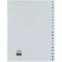 Rexel PP-register, grijs, alfabetisch, alfabetisch tabregister, polypropyleen (PP), grijs, A4+, 246 mm, 297 mm