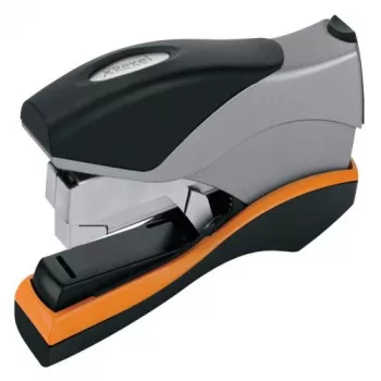 Rexel nietmachine handmatig Optima 40 Low Force zilver/zwart, 40 blad, zwart, oranje, zilver, metaal, 7 cm, 600 g, 40 x 190 x 80 mm