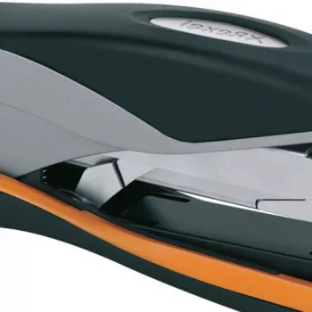 Rexel nietmachine handmatig Optima 40 Low Force zilver/zwart, 40 blad, zwart, oranje, zilver, metaal, 7 cm, 600 g, 40 x 190 x 80 mm