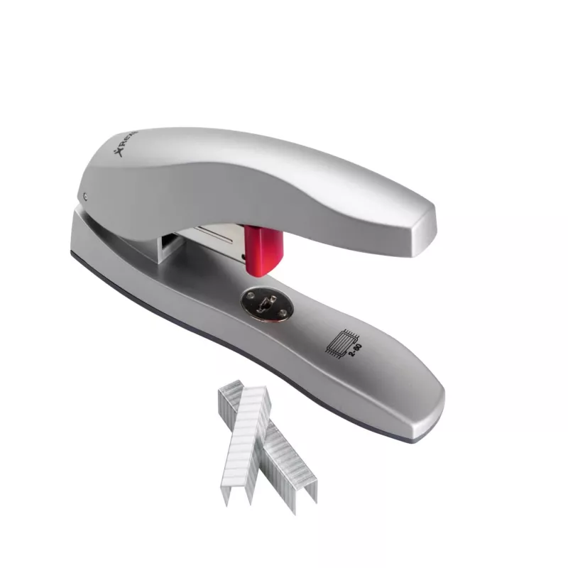 Rexel Odyssey 2100048 zware nietmachine, 60 vel, 30% minder krachtsinspanning, zilver