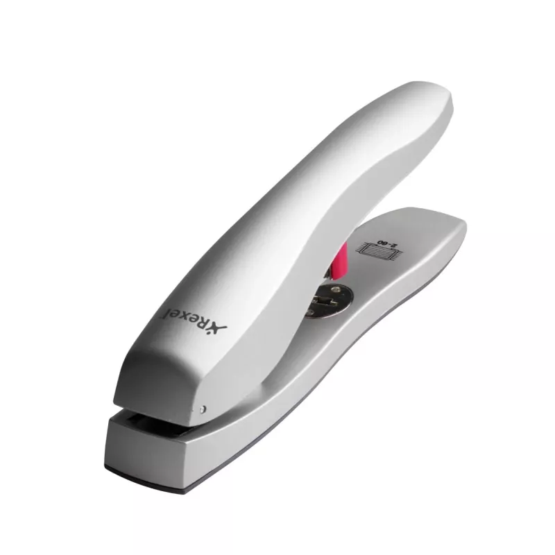 Rexel Odyssey 2100048 zware nietmachine, 60 vel, 30% minder krachtsinspanning, zilver