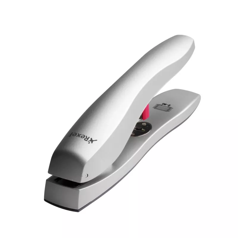 Rexel Odyssey 2100048 zware nietmachine, 60 vel, 30% minder krachtsinspanning, zilver