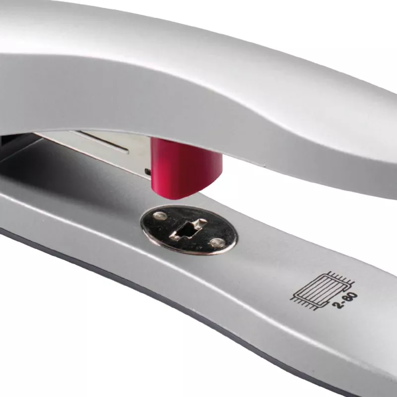 Rexel Odyssey 2100048 zware nietmachine, 60 vel, 30% minder krachtsinspanning, zilver