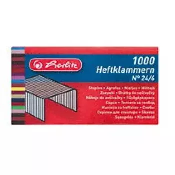 Nietjes Herlitz 8760514 1000 nietjes 24/6 metaal