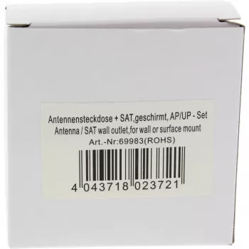 InLine antenneaansluitdoos afgeschermd AP/UP set InLine 69983