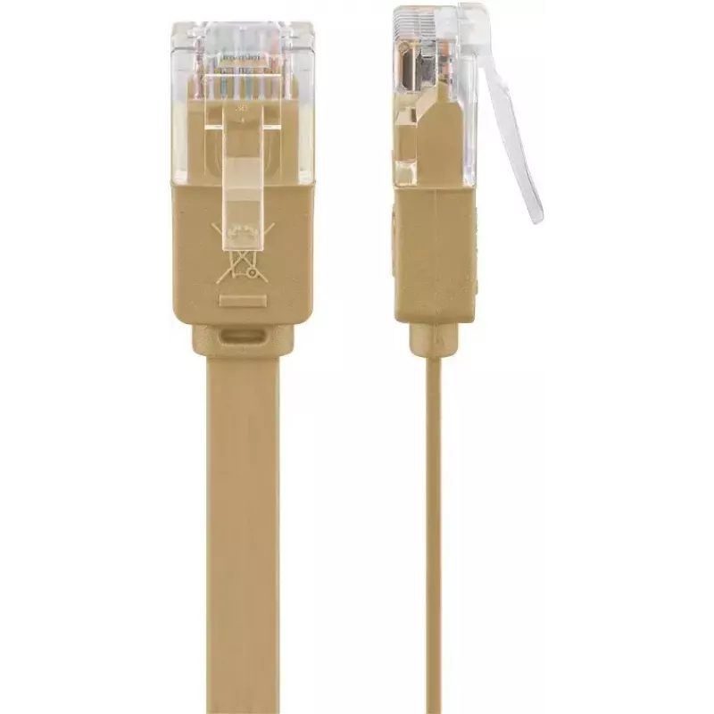 Netwerkkabel Goobay 95879 lichtbruin 0,5 m Cat6 U/UTP