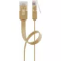 Netwerkkabel Goobay 95879 lichtbruin 0,5 m Cat6 U/UTP