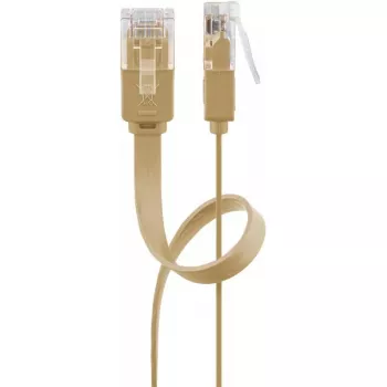 Netwerkkabel Goobay 95886 lichtbruin 3 m Cat6 U/UTP