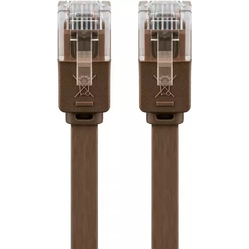 Netwerkkabel Goobay 95890 bruin 1 m Cat6 U/UTP