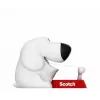 Tapedispenser 3M Scotch C31 zwart rood wit Dog-810