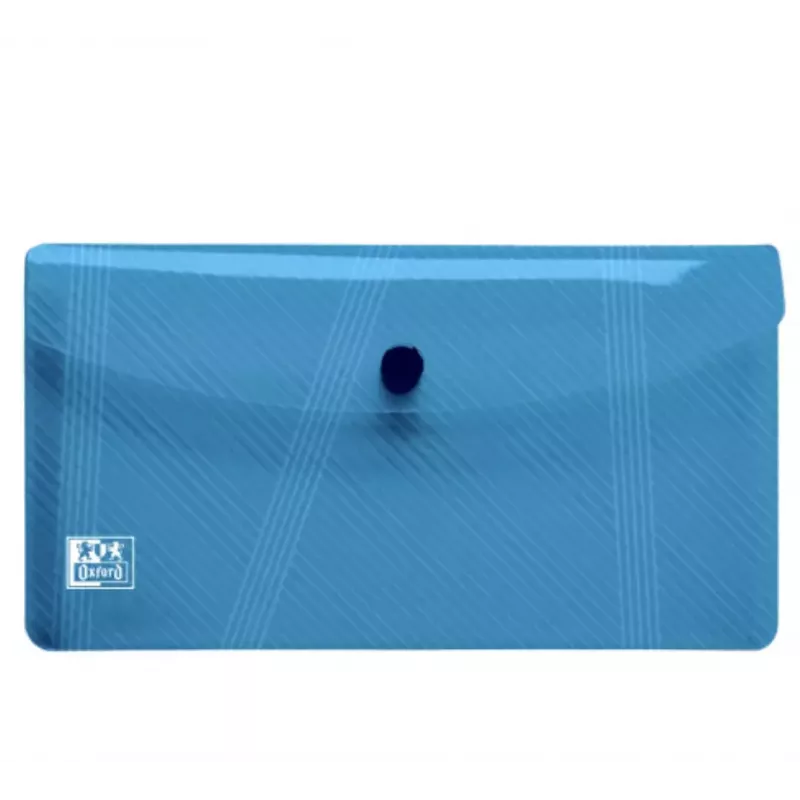 Enveloppenmap Oxford 400031413 polypropyleen (PP) blauw groen grijs roze lila transparant DL