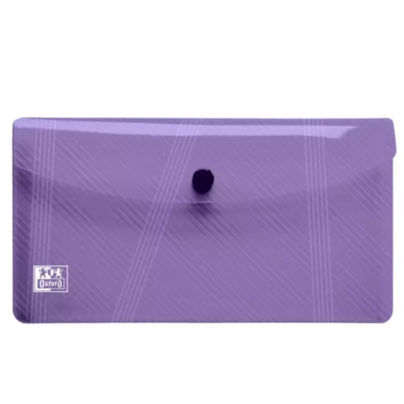 Enveloppenmap Oxford 400031413 polypropyleen (PP) blauw groen grijs roze lila transparant DL