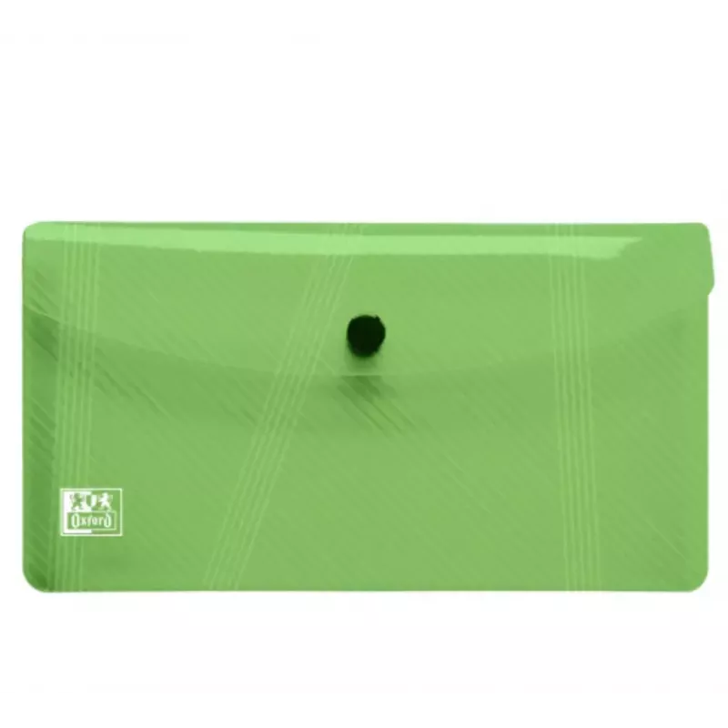Enveloppenmap Oxford 400031413 polypropyleen (PP) blauw groen grijs roze lila transparant DL
