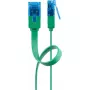 Platte patchkabel Goobay CAT 6A U/UTP groen 5m
